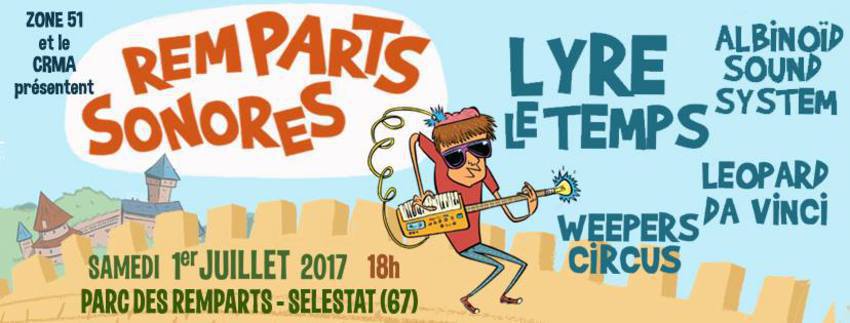 Concert: Remparts Sonores- Gratuit / Lyre le Temps + Weepers Circus
