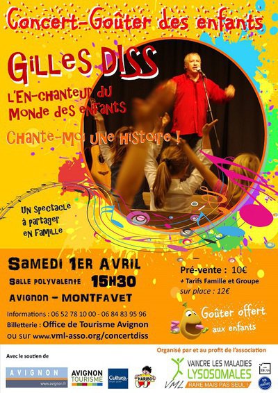Concert- Goûter pour enfants avec Gilles Diss