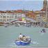 Venise, au fil de l'eau.  pastel 25x50