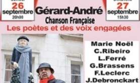 Gérard-André chante Poètes Voix engagées