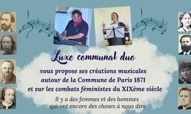 Luxe communal duo - Clavier et chant -  Poésie, humour et histoire.