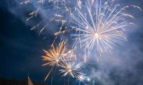 Feu d'artifice à Cahors
