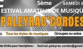 5ÈME FESTIVAL PALEYRAC'CORDES 2026