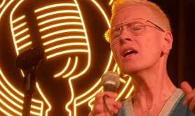 La chanteuse Hildegarde Wanzlawe