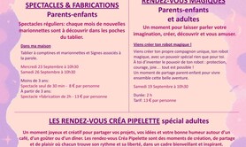 Les matinées CréaPipelette
