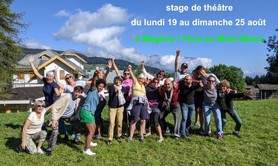 Stage théâtre texte et impro en août à Megève