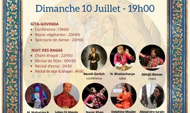 Nuit des raagas - conférence, danse et musique indienne