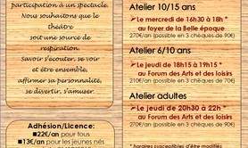 FNCTA Comité Val d'Oise CODEVOTA - Ateliers théâtre d'Osny