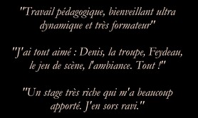 Stage Théâtre - Ciel, mon Feydeau !