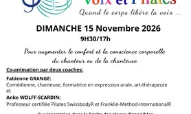Atelier VOIX et PILATES co animation par 2 coaches