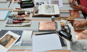MurielB, plasticienne et graveure  - Du dessin à l' estampe : initiation ou perfectionnement
