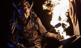 Cie Vaporium - PORTAL - spectacle feu fantastique