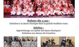 ESPACE DANSE KONSTANTINOVA - Cours de danse Classique-Cabaret Shows Adultes- Stretching