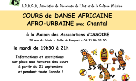 Association ADACA - Cours de danse africaine afro-urbaine