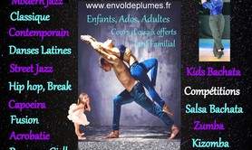 Studio de Danse ENVOL DE PLUMES  - Rentrée 2023 2024 Envol de Plumes Danse Chant Théatre 