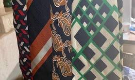 Cravates vintage (60, 70) de grands couturiers. Dior...