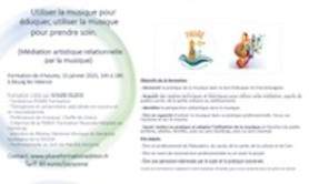 3 formations courtes Théâtre, Conte, Musique et santé
