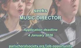 Paris Choral Society Music Director