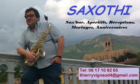 SAXOTHI - Animation saxophone pour apéritif, réception.