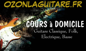 Ozonlaguitare - Cours de guitare à domicile ou par Visio