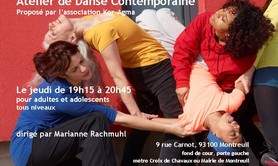 Compagnie Kor-Agma - Atelier de danse contemporaine, pour adultes tous niveaux