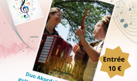 Concert « Musiques du Monde » DUO Guitare Accordéon AKORDAIA