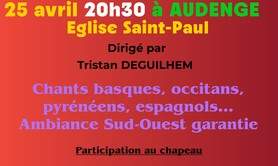 Concert du choeur d'hommes ADISHATZ