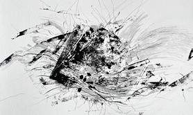 Les valeurs du noir . dessins & gravures d' ERIC DABANCOURT