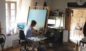 Hélène et Thierry de Penhouët - Cours de peinture à l'huile