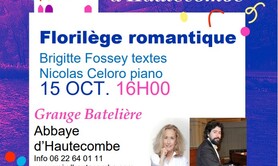 FLORILEGE ROMANTIQUE BRIGITTE FOSSEY NICOLAS CELORO