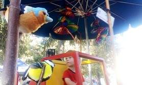 Par Ici L'Escampette - Manège à pédales écologique ave duo guitare / chant 