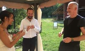 Alberto Merletti et Cristina - Magicien pour mariage