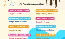 Stages de découverte du piano juillet/ août Finistère Nord