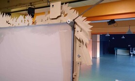 cadre et écran de projection matériel de spectacle