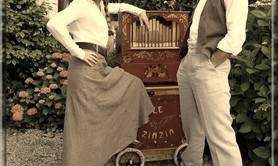 le Zinzin - Duo de chansons théâtrales et mouvementées à l'orgue de Barbarie