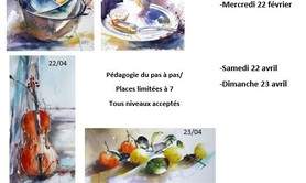 Catherine Rey  - Stage aquarelle pour 2023