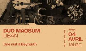 Concert Duo Maqsum - Festival MUS'iterranée 