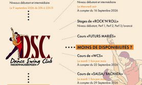 Dance Swing Clubb - SAISON DANSE DU DSC 2026, 2027