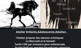 Amauryal Club Atelier Artistique - Dessin, Peinture, Modelage, BD, Manga, Encre de Chine.