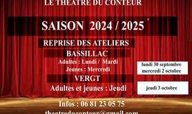 THEATRE DU CONTEUR - ATELIER THEATRE JEUNES / ADOS / ADULTES