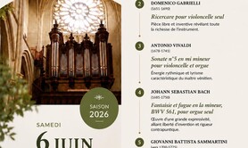Violoncelle & orgue en concert! dans la Nièvre