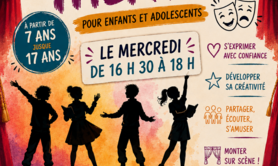 L'association A Tire d'Aile - Atelier théâtre pour enfants de 7 à 12 ans