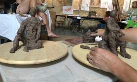 Eleanor, Val du Lys - Cours et Stages de sculpture - création, modèle vivant 