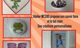 L’atelier mcd85 -  création en peinture sur porcelaine