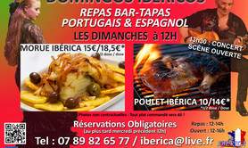 DOMINGOS IBÉRICOS : Repas spectacle bar tapas