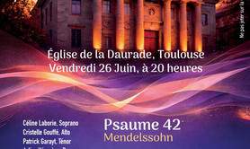 l’Ensemble VOCE TOLOSA interprète Mendelssohn et Mozart