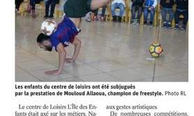 Mouloud freestyle football  - Atelier initiation, animation et spectacle de freestyle foot