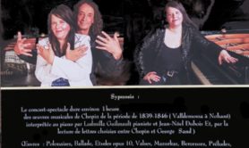 SAND ET CHOPIN, DUO CZIFFRA PIANISTES  SUR PIANO ERARD 