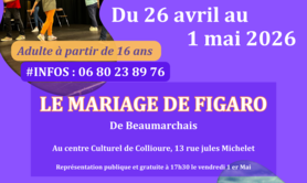 Stage de théâtre adultes à partir de 16 ans