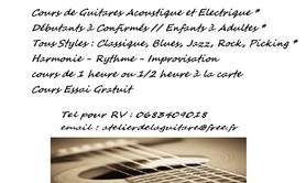 Atelier de la Guitare - Cours de guitare acoustique & electrique